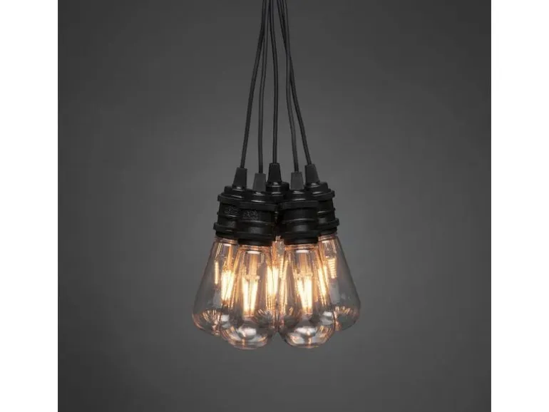 Konstsmide Lichterkette Erweiterung, 10 LEDs, Transparent
