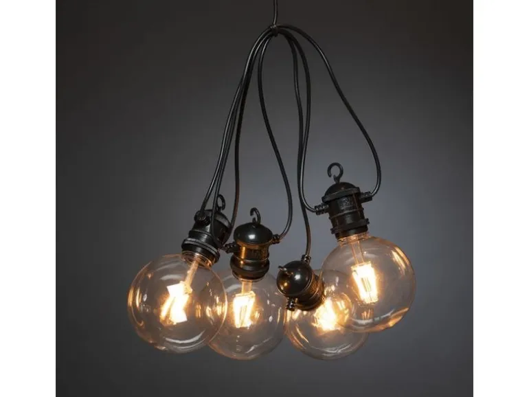 Konstsmide Lichterkette Erweiterung, 10 LEDs, Transparent
