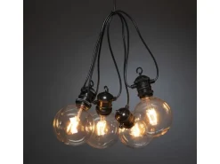 Konstsmide Lichterkette Globe, 10 LEDs, Transparent
