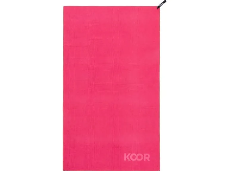KOOR Badetuch Waffle 75 × 130 cm, Rosa