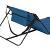 KOOR Strandmatte Calma Blu mit verstellbarer Kopfstütze, 220 cm