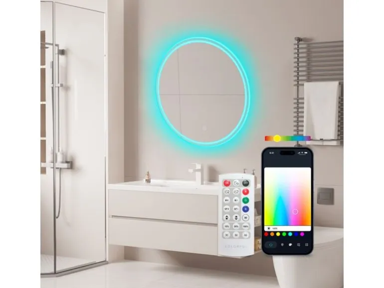 KSiX Badezimmerleuchte Oasis Smart Spiegel RGB + CCT 70 cm