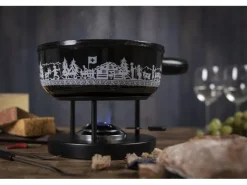 Kuhn Rikon Fondue-Caquelon Induktion Alpweide Schwarz