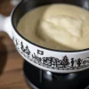 Kuhn Rikon Käsefondue-Set Induktion Alpweide 8 Teile, Schwarz/Weiss