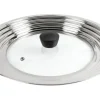 Kuhn Rikon Multideckel Glas/Inox Ø 24 cm x 30 cm, Transparent