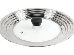 Kuhn Rikon Multideckel Glas/Inox Ø 24 cm x 30 cm, Transparent