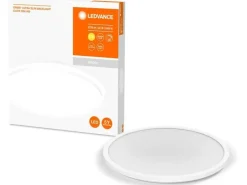 Ledvance Deckenleuchte Orbis Ultra Slim, Ø 40 cm, 3000K, Weiss