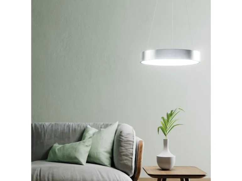 Ledvance Pendelleuchte Sun@Home Circular, 18.5W, 2200-5000K, Silber