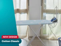 Leifheit Bügelbrettbezug Cotton Classic L Hellblau