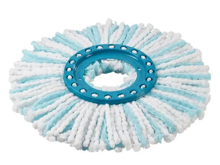 Leifheit Ersatzkopf Mop Clean Twist Disc Mop Weiss/Türkis