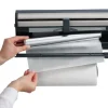 Leifheit Wandrollenhalter Parat Royal Silber, 40.7 x 18 x 11.4 cm