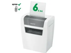 Leitz Bürogeräte Aktenvernichter IQ Home, P-4, bis zu 6 Blatt