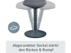 Leitz Ergo Active Sitzhocker Dunkelgrau
