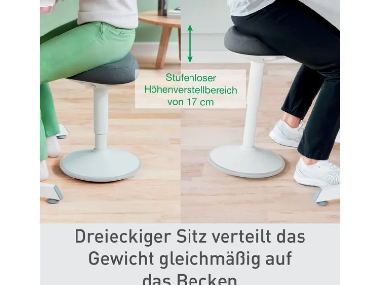 Leitz Ergo Active Sitzhocker Hellgrau