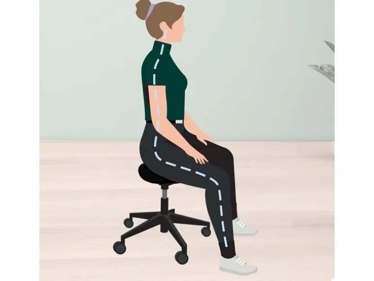 Leitz Ergonomischer Sitzhocker mit Rollen
