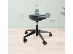 Leitz Ergonomischer Sitzhocker mit Rollen