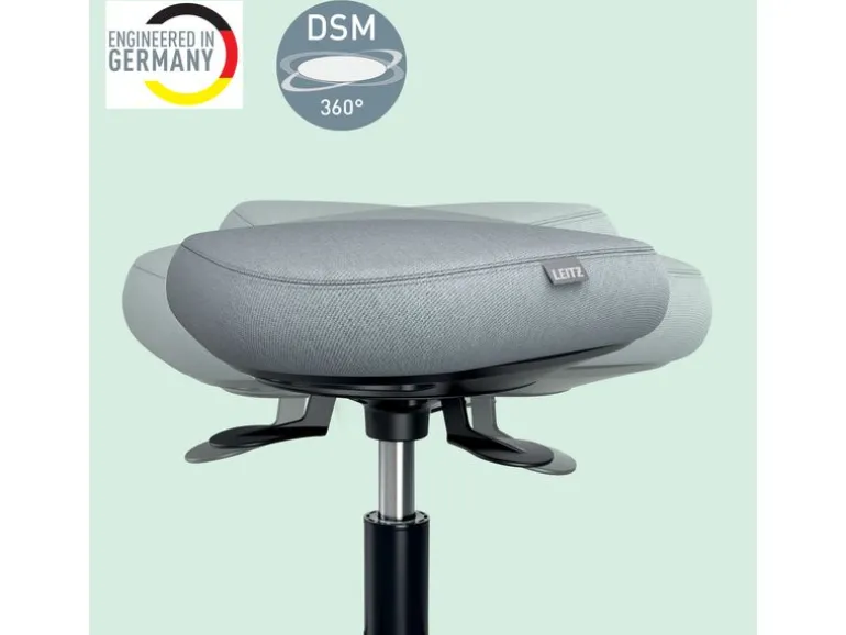 Leitz Ergonomischer Sitzhocker Activ mit Rollen