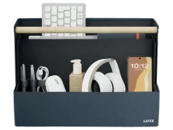 Leitz Ergo Schreibtisch-Organizer aus Stoff, Samtgrau