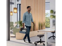 Leitz Ergo Schreibtisch-Organizer aus Stoff, Samtgrau