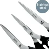 Leitz Schere 16.5, 18.5, 20 cm, Edelstahl