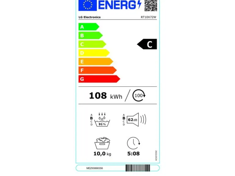 LG Wäschetrockner RT10X72W Rechts