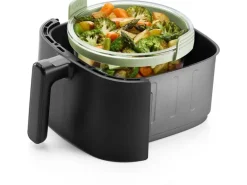 Lékué Backeinsatz Glasbehälter für Air Fryer Rund