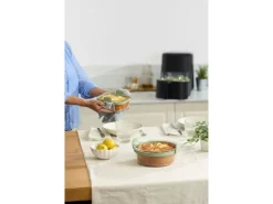 Lékué Backeinsatz Glasbehälter für Air Fryer Rund