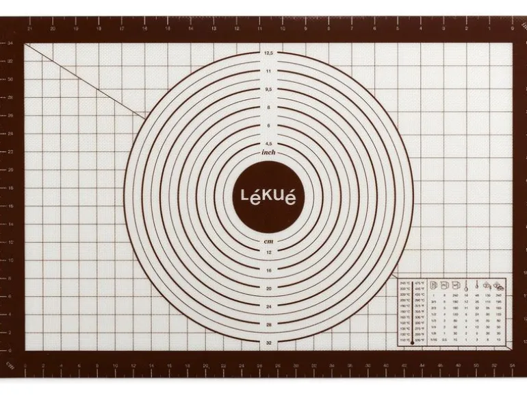 Lékué Backmatte mit Massangaben, Silikon, 60 x 40 cm