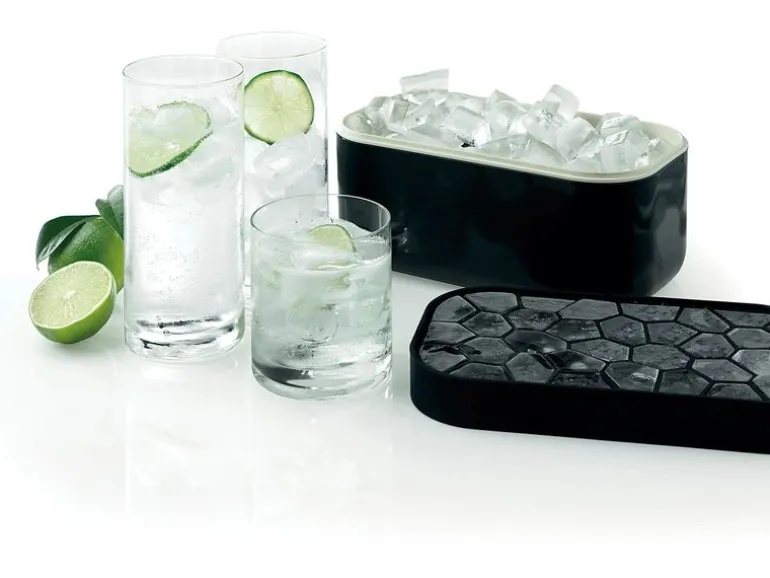 Lékué Eiswürfelbox Schwarz
