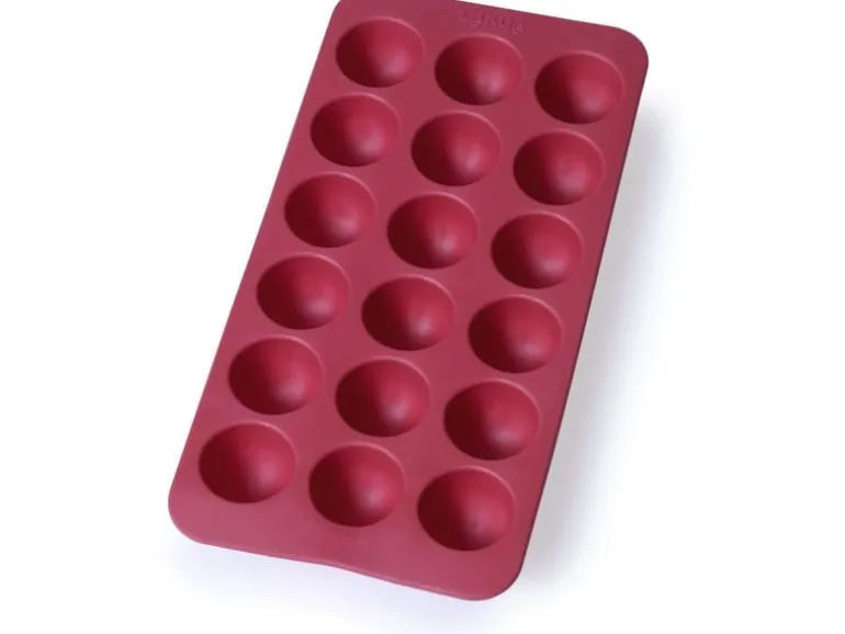 Lékué Eiswürfelform Kugeln Rot
