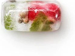 Lékué Eiswürfelform Rot