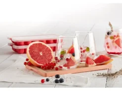 Lékué Eiswürfelform Rot