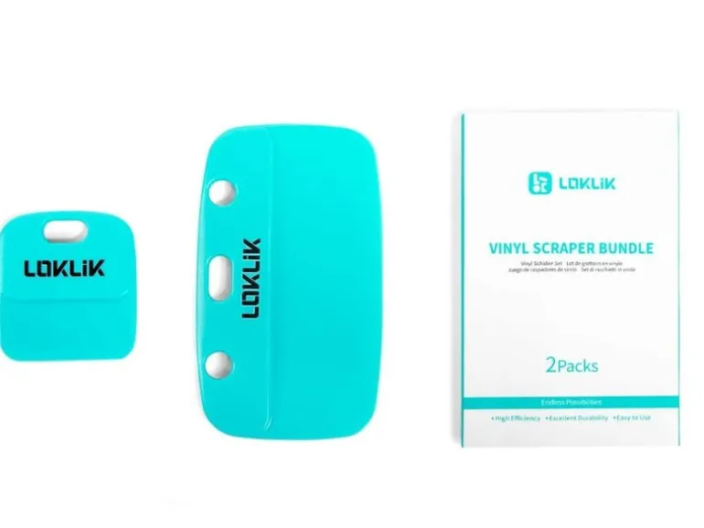 LOKLIK Vinyl Rakel Set Blau, 2 Stück