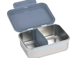 Lässig Lunchbox Edelstahl Traktor Blau/Silber