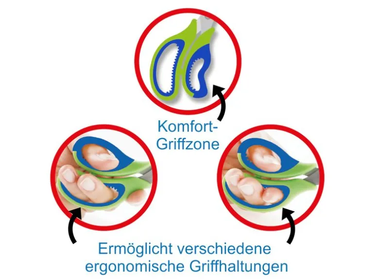 Läufer Kinderschere mit weichem Komfortgriff