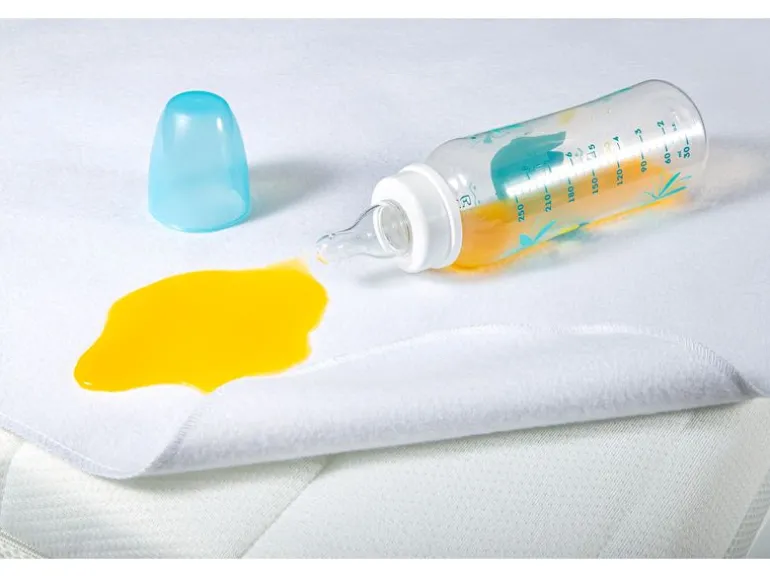 MAKIAN Matratzenschutz Molton, 1-er Pack 40 x 90 cm, Weiss