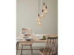 Markslöjd Pendelleuchte Bronx, 5 x E27, max. 60W, Bronze