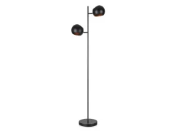 Markslöjd Stehleuchte Edgar, 2 x E14, max. 40W, Schwarz