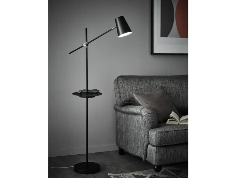 Markslöjd Stehleuchte LINEAR 1L Schwarz