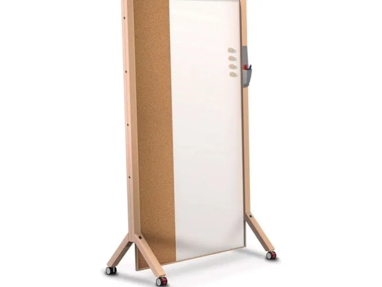 Maul Stellwand MAULwood 100 x 174 cm, kork/Whiteboard