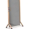 Maul Stellwand MAULwood 100 x 174 cm, Textil grau