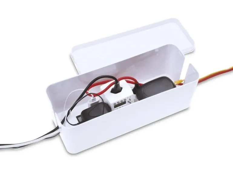 Max Hauri Kabelbox gross Weiss