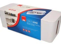 Max Hauri Kabelbox mit Steckerleiste 7x T13 Weiss