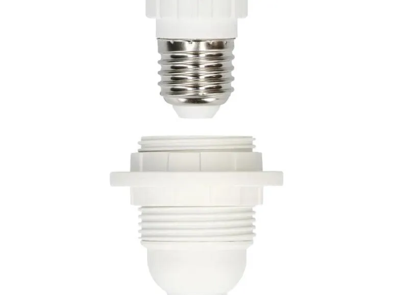 Max Hauri Lampenfassung E27 Randmantel M10 x 1, Zubehör Ring