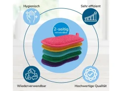 Mediashop Geschirrschwamm Duo Sponge 16 x 9.5 x 1.5 cm, 5 Stück