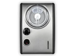 Medion Glacemaschine MD 18387 0.8 l, Schwarz/Silber