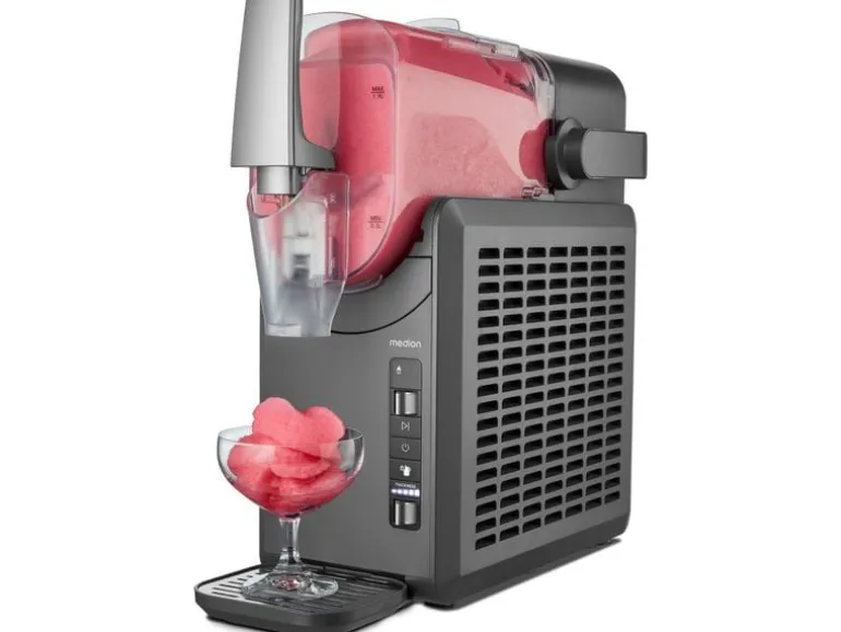 Medion Glacemaschine Slush Ice Maker, 2.6 l, Grau