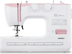 Medion Nähmaschine Life SM60 Weiss/Rosa