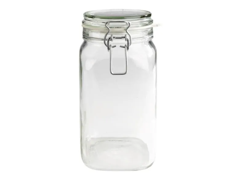 Mäser Einmachglas mit Deckel 1.45 Liter 1450 ml, 6 Stück
