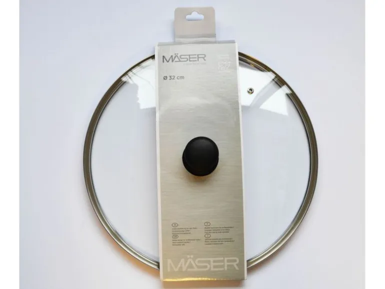 Mäser Pfannendeckel 32 cm, Transparent